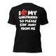 Camiseta Manténgase alejado
