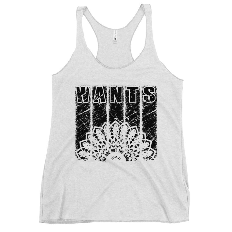 WANTS Women's Racerback Tank