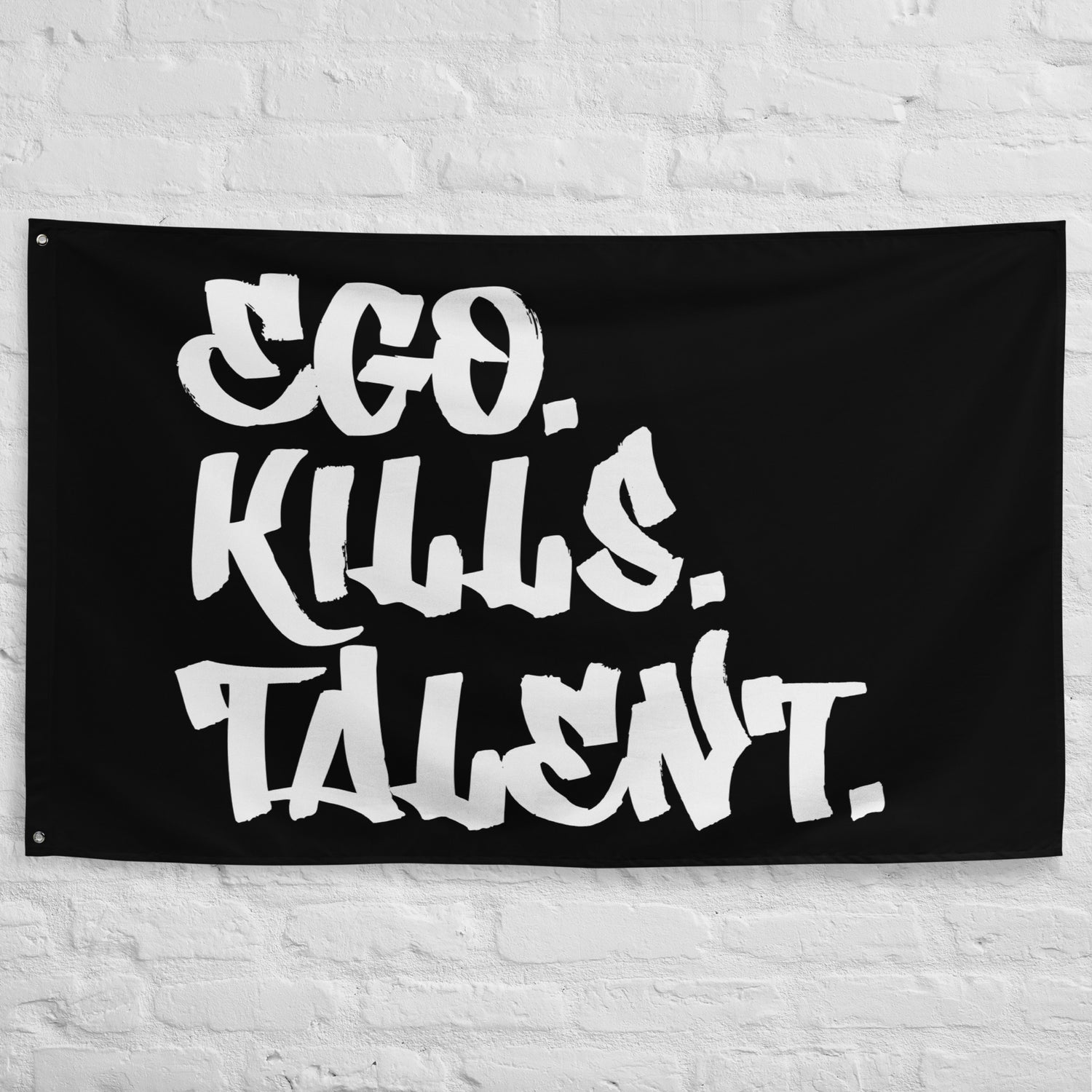 El ego mata la bandera del talento