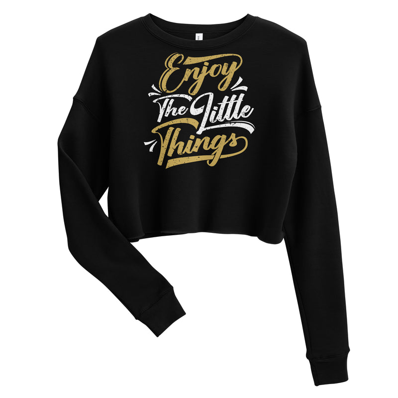 Little Things Crop Sweatshirt